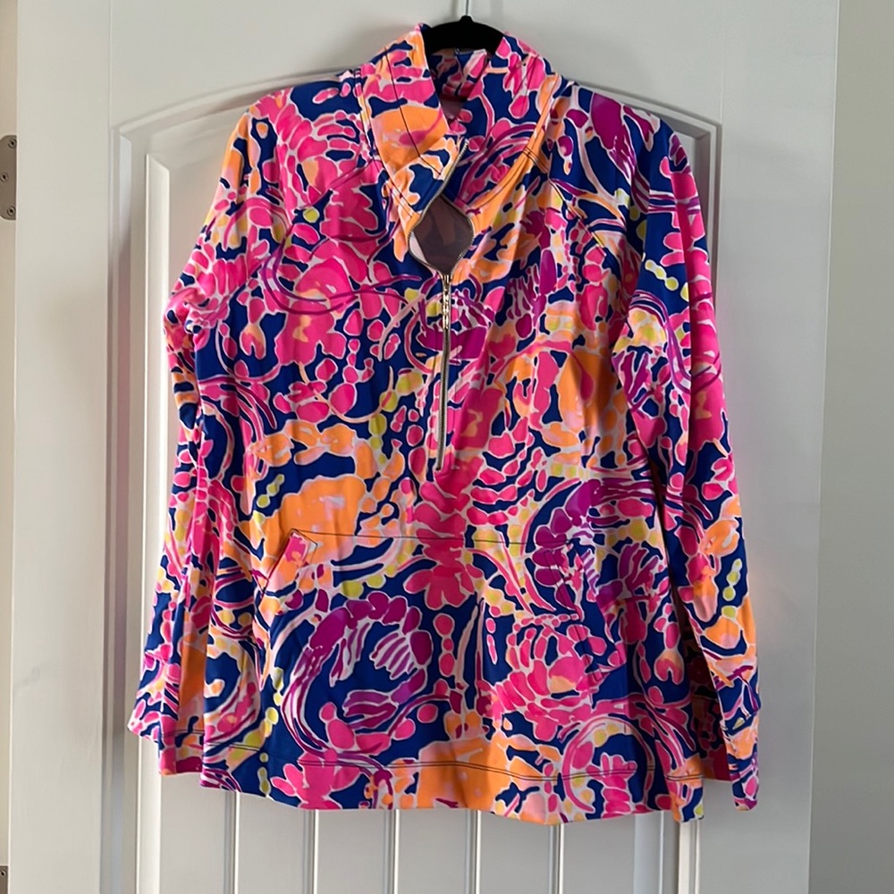 Lilly Pulitzer Women’s pop over zip up
